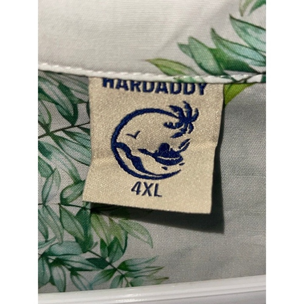 HARDADDY Men's Hawaiian Shirt Short Sleeve Button‎ Front Casual Shirt 4XL - Picture 2 of 4